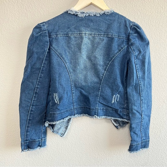 Cropped vintage jean jacket - Picture 3 of 6